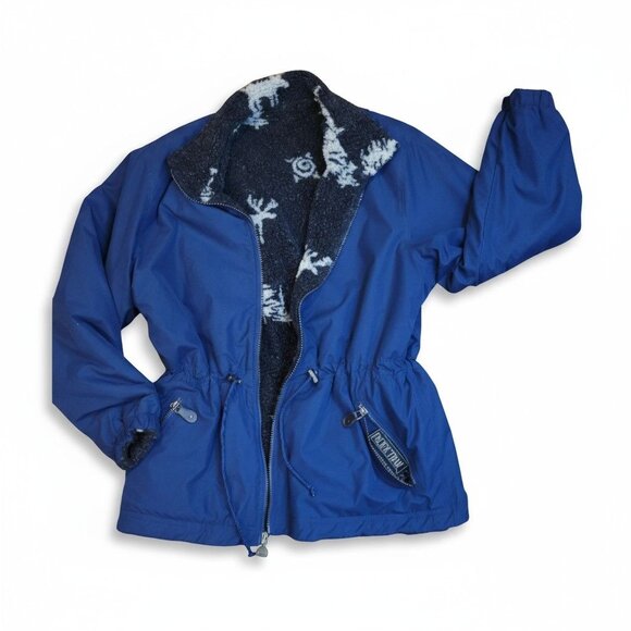 Pacific Trail Womens Reversible Fleece Jacket With Nature Print - Picture 2 of 16